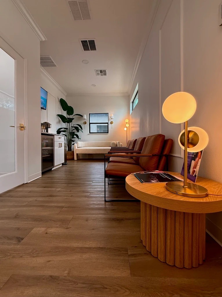 Patient lounge at Peerzada Smiles Dental Spa